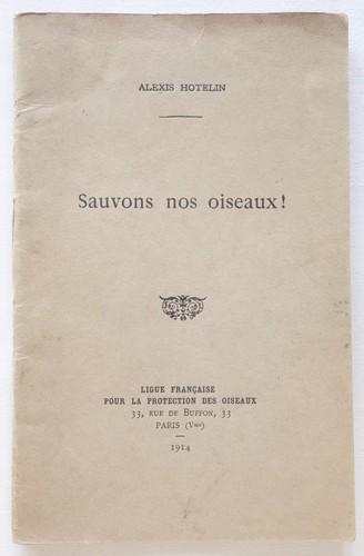 Sauvons nos oiseaux -  !,
