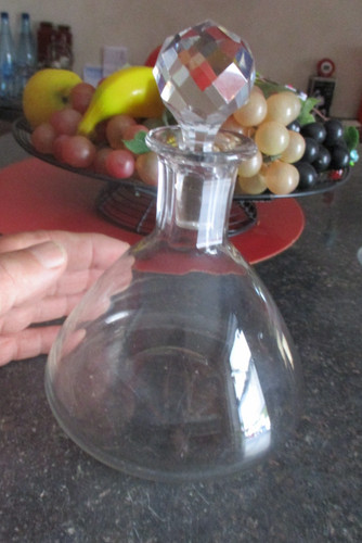 Petite carafe vin - vin, bouchon