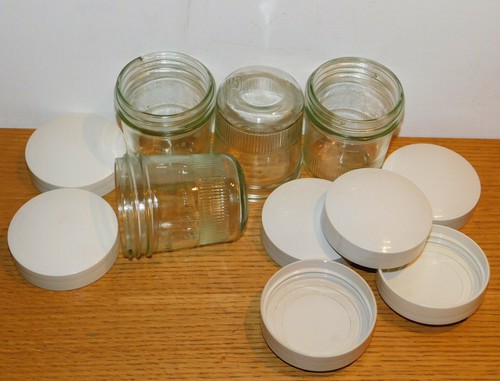 Lot pot bocal verre - 4,