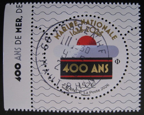 Timbre france 2026 marine - timbre, de