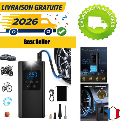 Gonfleur pneus sans fil - sans,
