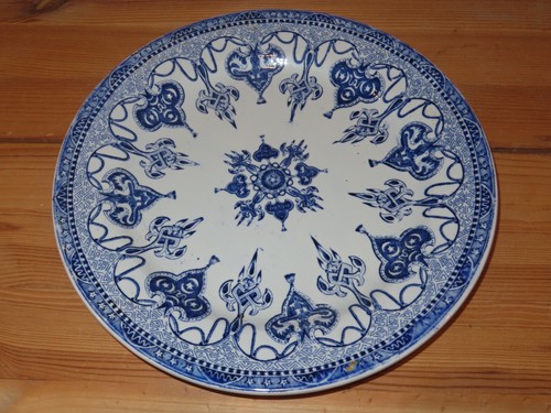 Belle assiette porcelaine - belle, de