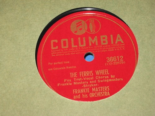 Columbia 78 frankie - 10", 78/frankie