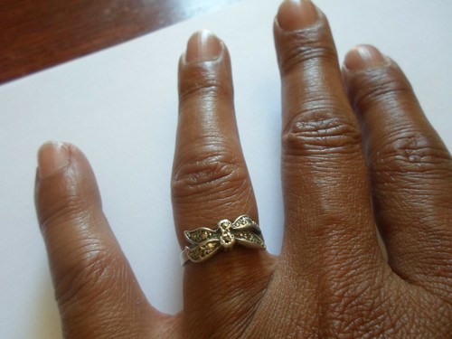 Bague argent massif noeud - en,