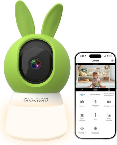Babyphone avec caméra et - caméra,
