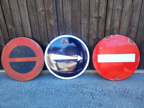 Lot anciens panneaux - 3,