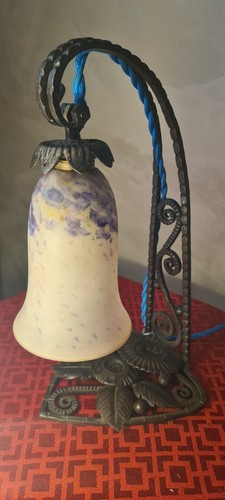 Lampe fer forgé - fer, art