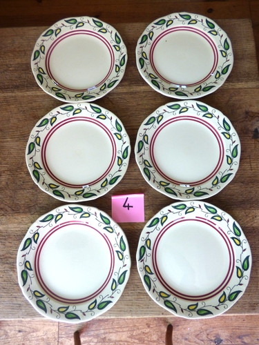 Rare série assiettes - 6,