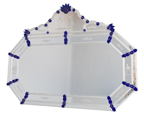 Miroir vénitien bicolore