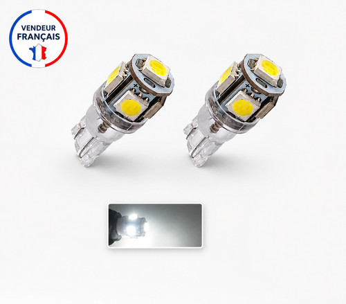 Ampoules t10 led 24v 5smd - 5smd, w5w
