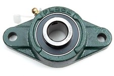 Flange - 2-Bolt - 5/8 ID, UCFL 202-10 , Set Screw Collar