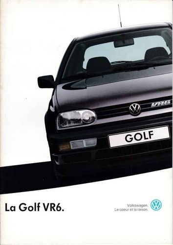 Catalogue brochure golf vr6 - brochure,