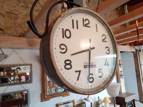 Ancienne horloge gare - ancienne, de