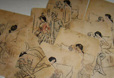Eight Erotic Cards Antique Card Game