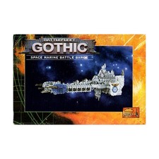GW Battlefleet Gothic Space Marines Battle Barge VG+/NM