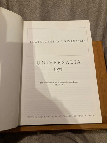 Encyclopaedia universalis - encyclopaedia,