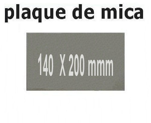 Plaque mica decouper - plaque,