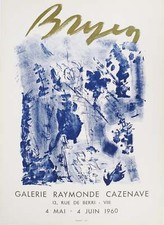 Camille BRYEN : Exposition à la Galerie Cazenave, Lithographie originale signée