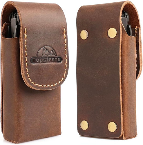 Leather multitool sheath for - leather,