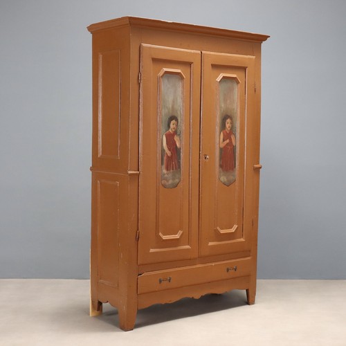 Armoire ancienne bois laqué - armoire,