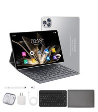 New Tablet 10. 1 inch 8G+256G ROM Android 12 Wifi 5G/4G Dual SIM Bundle Keyboard