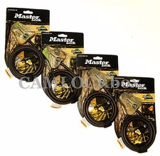 Master Lock 5/16" Camo Python Cables - 8 Keyed The Same