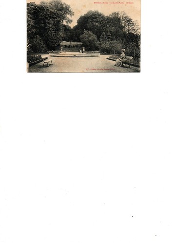 Cpa evreux jardin public le - le,