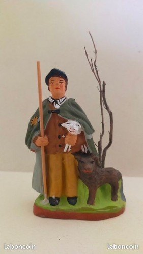 Santon berger agneau chien - berger,