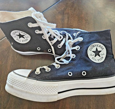 Converse Black Chuck Taylor All Star Unisex Hi Top Shoe / M9160 / Womens Size 7