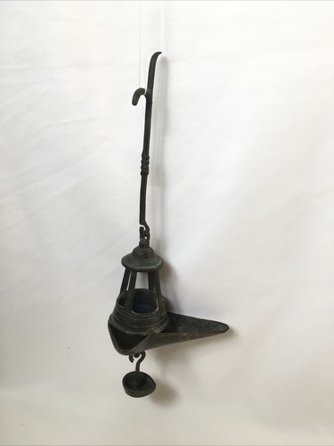 Ancienne lampe huile - lampe, à