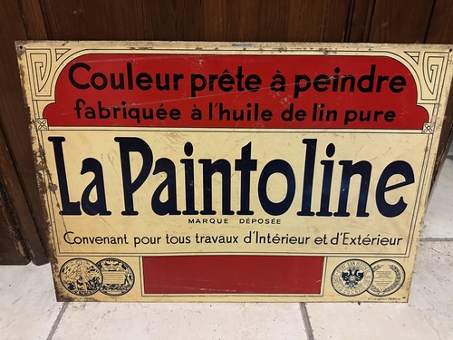 Paintoline plaque émail - la,