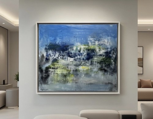 Tableau peinture abstraite - peinture,