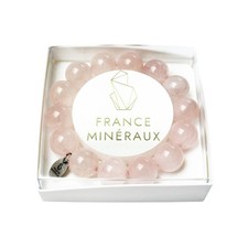 Bracelet Quartz Rose - Perles