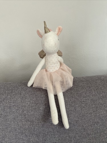 Doudou peluche licorne - , blanche