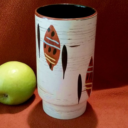 Handbemalte vase keramik - vase,
