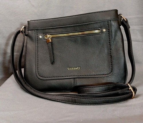 Gussaci peebled black - black, leather