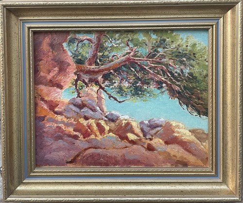 Tableau peinture cadre 20è - peinture,