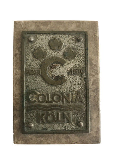 Souvenir plaque bronze - souvenir,