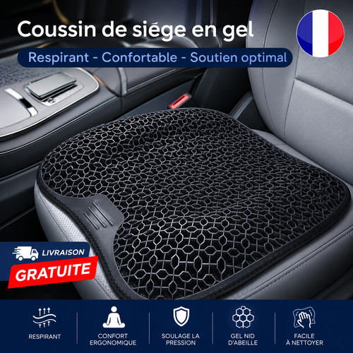Coussin gel nid abeille - nid, d'abeille