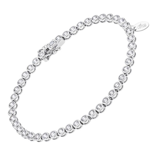 Lotus silver bracelet - silver, argent