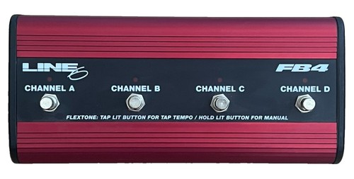 Line fb4 button footswitch - fb4, 4-button
