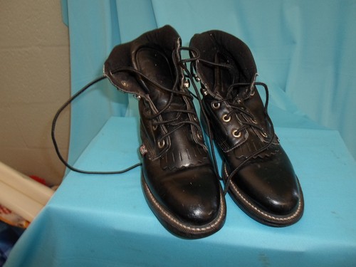 Justin basics black boots size - justin,