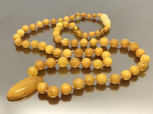 Pendentif collier ambre cadeau - collier,