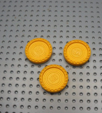 board game part POWER 4 ORIGINAL / MB / 3 tokens yellow