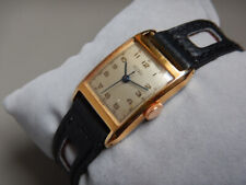 FORTIS RECTANGLE FIN 40 ANTICHOC À TROTTEUSE CENTRALE SUPERBE ÉTAT GARANTIE