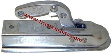Tête d'attelage 50 mm de remorque Attelage Acier galvanisé pour Boule 50 mm 