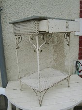 BEAUTIFUL PERFORATED METAL FURNITURE LIVING ROOM GARDEN TABLE MATHIEU MATÉGOT, 1950s