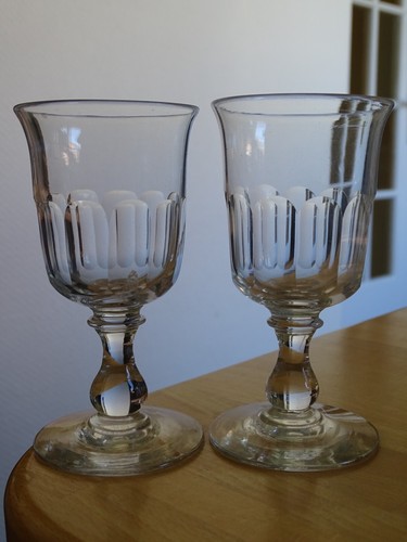 Anciens verres vin - 2,