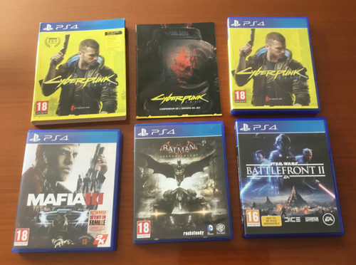 Lot jeux ps4 disque - 4,
