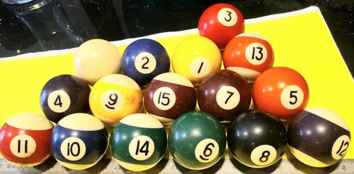 Boules billard miniatures - boules,